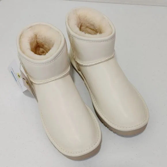 Galatea Winter Boots Made With 100% Australia Shearling Women's Size 10 …