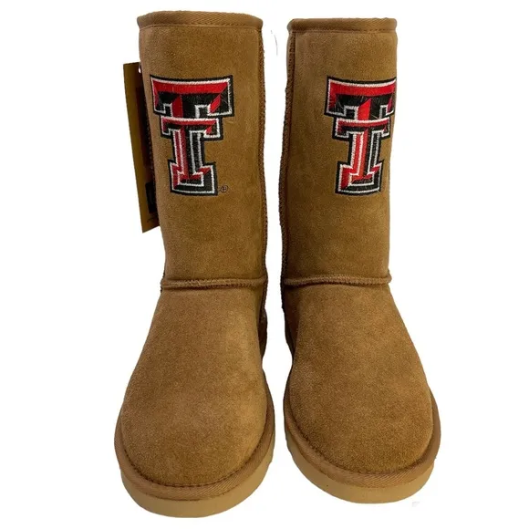 GAMEDAY BOOTS Texas Tech University Shearling Lined Roadie Boots NEW Size 8