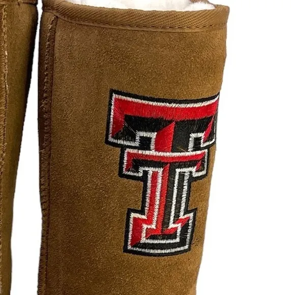 GAMEDAY BOOTS Texas Tech University Shearling Lined Roadie Boots NEW Size 9
