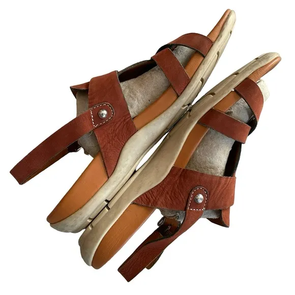 Geox Respira Rich Brown Sandals Size 42 / 11