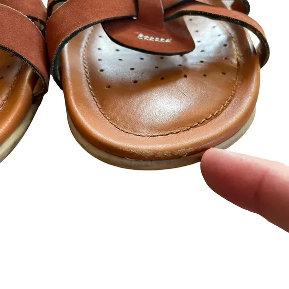 Geox Respira Rich Brown Sandals Size 42 / 11