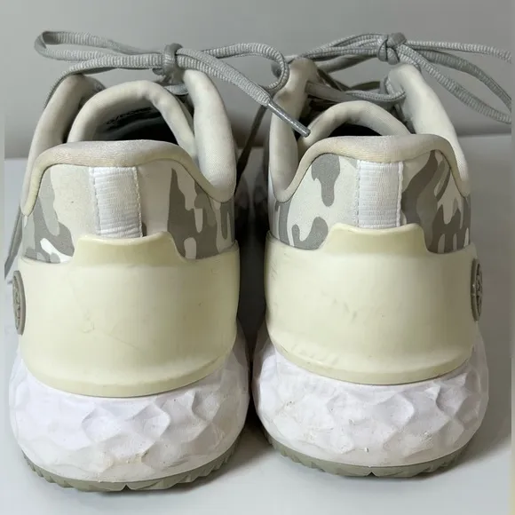 G/FORE Men’s 10.5 MG4 Spikeless Camo Golf Shoe Gray &amp; White Barely Used