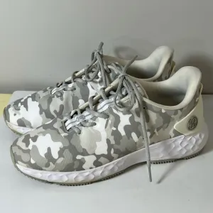 G/FORE Men’s 10.5 MG4 Spikeless Camo Golf Shoe Gray &amp; White Barely Used