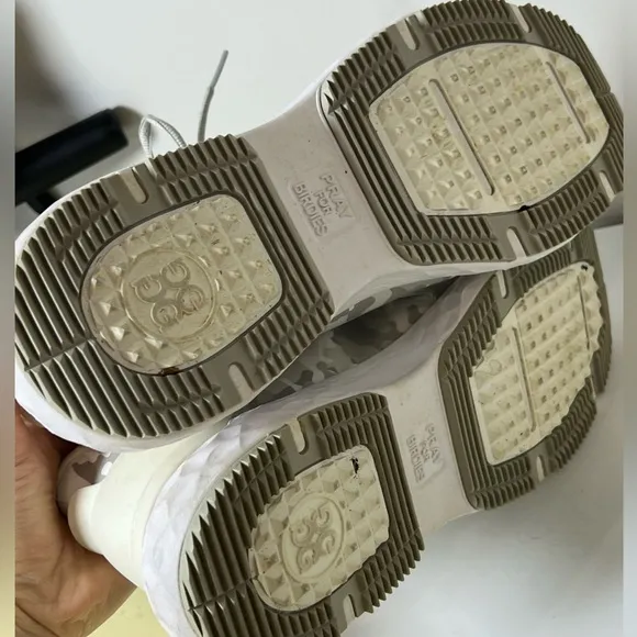 G/FORE Men’s 10.5 MG4 Spikeless Camo Golf Shoe Gray &amp; White Barely Used