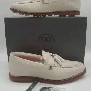 G/Fore Women's Size 8.5 Tassel Loafer Brown Golf Shoe Sneaker G4LS23EF16