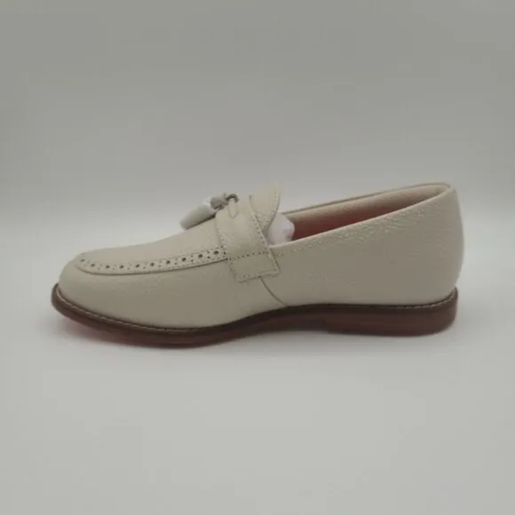 G/Fore Women's Size 8.5 Tassel Loafer Brown Golf Shoe Sneaker G4LS23EF16