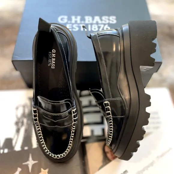 G.H. Bass Ella Platform Loafer
