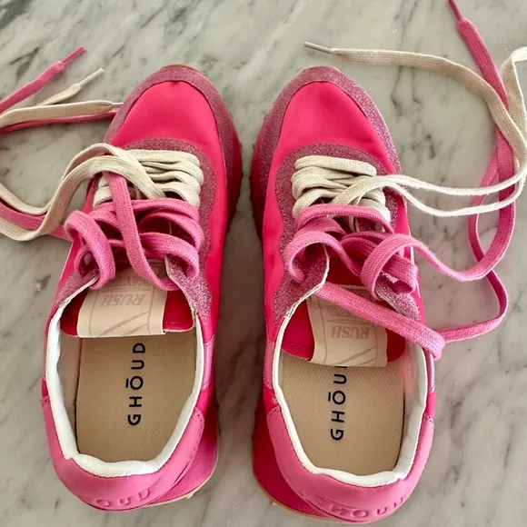 Ghoud Womens pink rush sneakers. Size 37