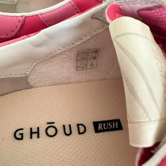 Ghoud Womens pink rush sneakers. Size 37