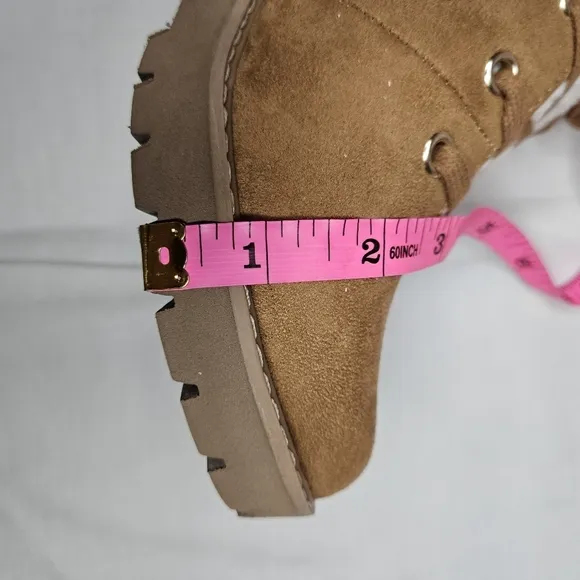 Giani Bernini Valentena Ankle Lugged Sole Combat &amp; Lace-up Boots NWT