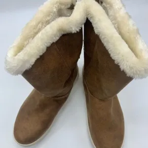 Girls Aleka Faux-Suede Shearling Style Boots