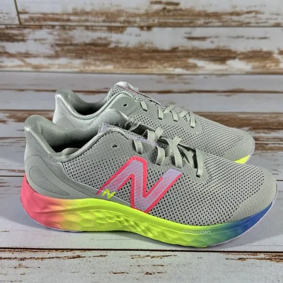 Girl's Sneakers New Balance Fresh Foam Arishi v4 Sneaker Sz 4 Grey Purple