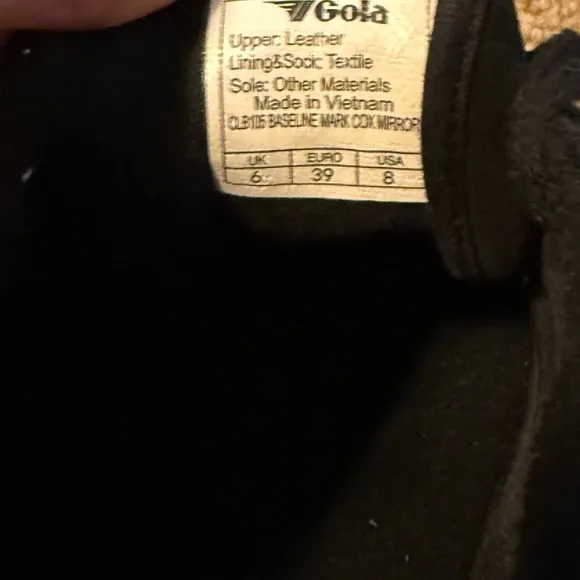 Gola Black and Tan Casual Sneakers