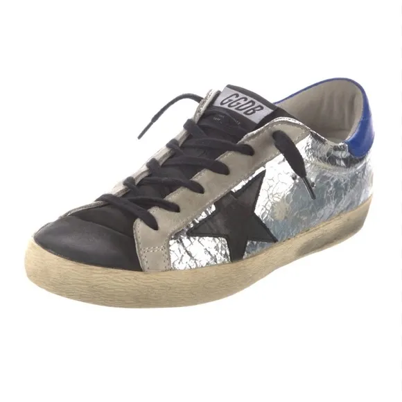 Golden Goose - Sz. 41 - Superstar Sneakers - Metallic Blue
