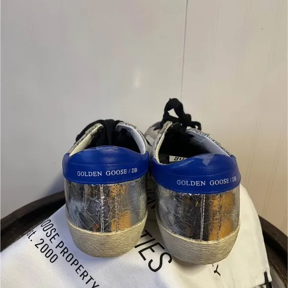 Golden Goose - Sz. 41 - Superstar Sneakers - Metallic Blue