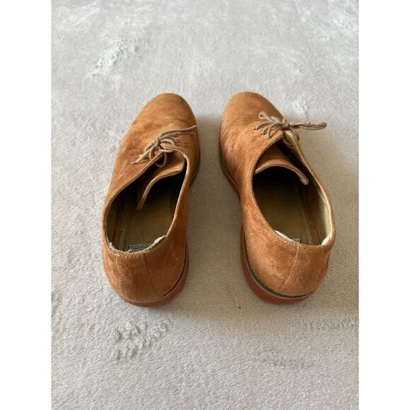 Good Guys Men's Size 12 Aponi Brandy Derby Vegan Suede‎ Preppy Sustainable