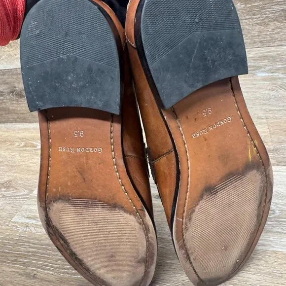 Gordon Rush Brown Leather Penny Loafer Men's Size 9.5