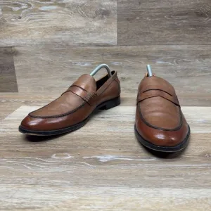 Gordon Rush Brown Leather Penny Loafer Men's Size 9.5