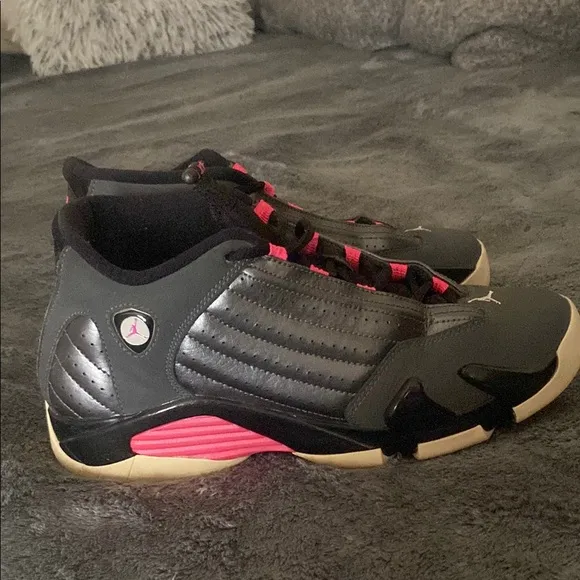 Gray and Pink Jordan’s