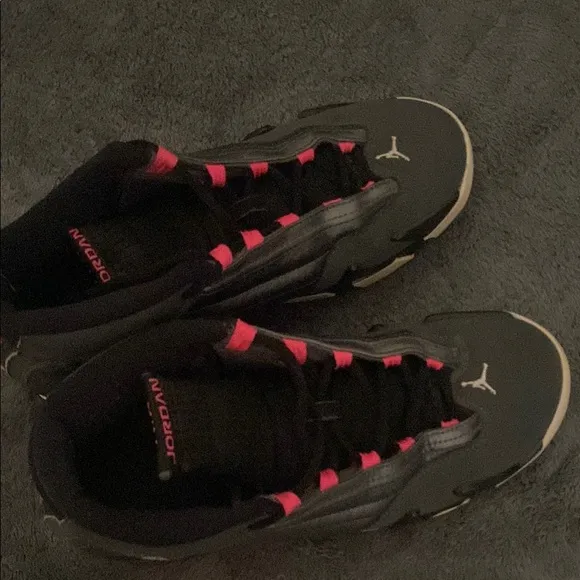 Gray and Pink Jordan’s