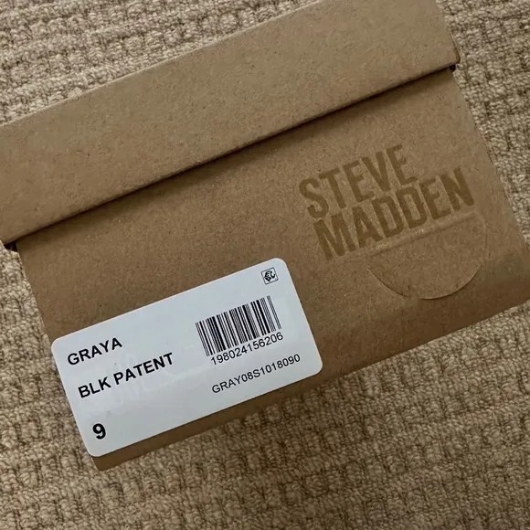 Graya Black Patent - Steven Madden