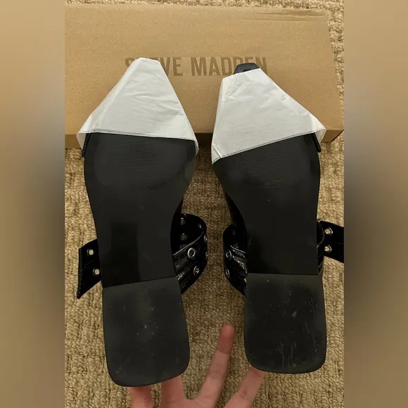 Graya Black Patent - Steven Madden
