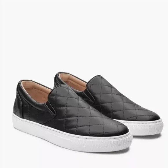 GREATS Brooklyn Wooster Quilted Leather Sneakers