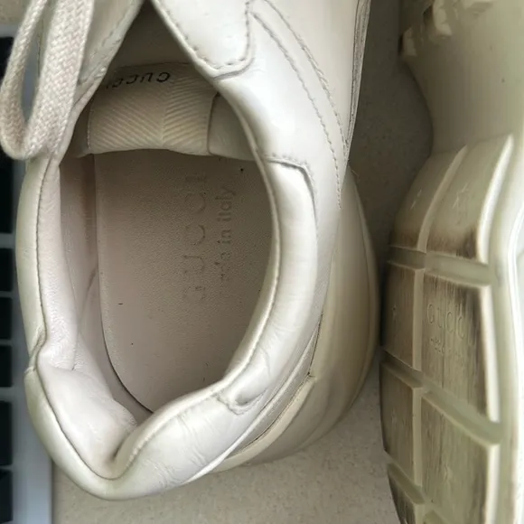 Gucci Cream Sneakers Rhyton