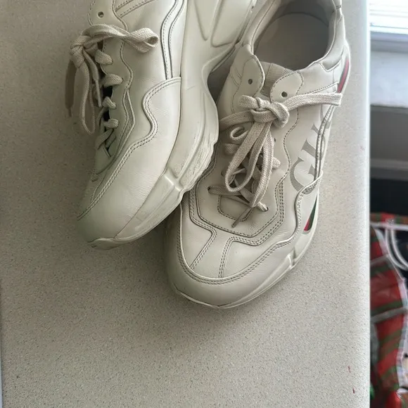 Gucci Cream Sneakers Rhyton