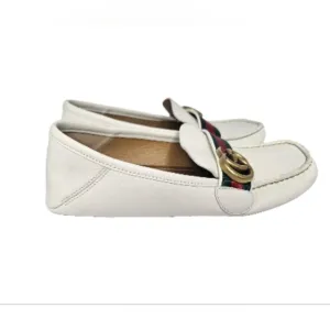 Gucci GG Marmont Web Driver Loafers SZ 37