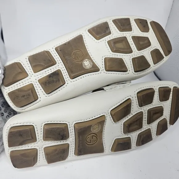 Gucci GG Marmont Web Driver Loafers SZ 37