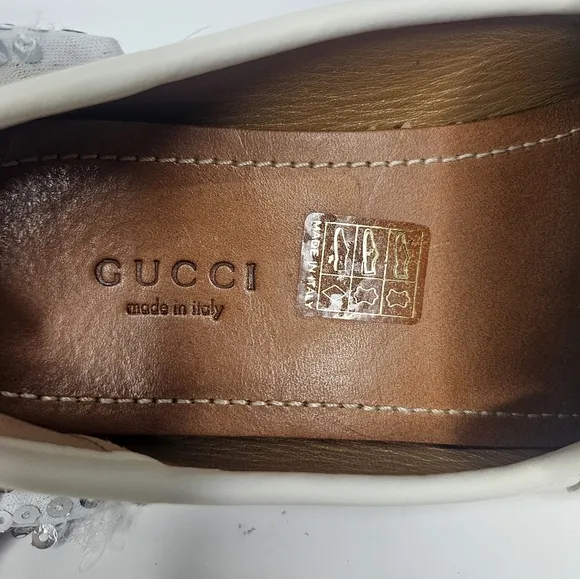 Gucci GG Marmont Web Driver Loafers SZ 37