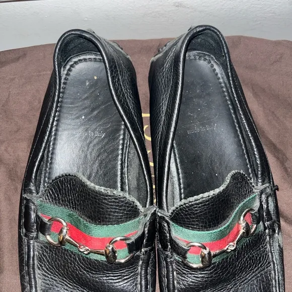 Gucci Horsebit Web Stripe Loafers