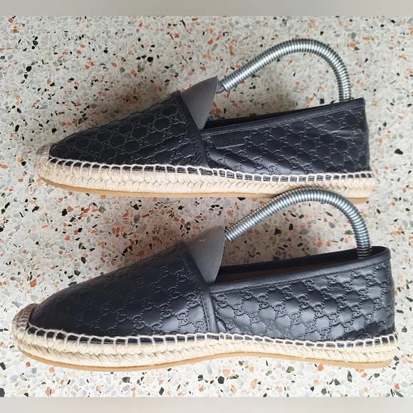 Gucci Microguccissima Leather Espadrille