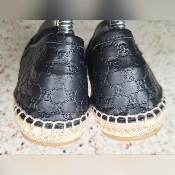Gucci Microguccissima Leather Espadrille