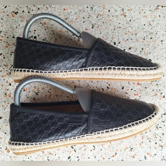 Gucci Microguccissima Leather Espadrille