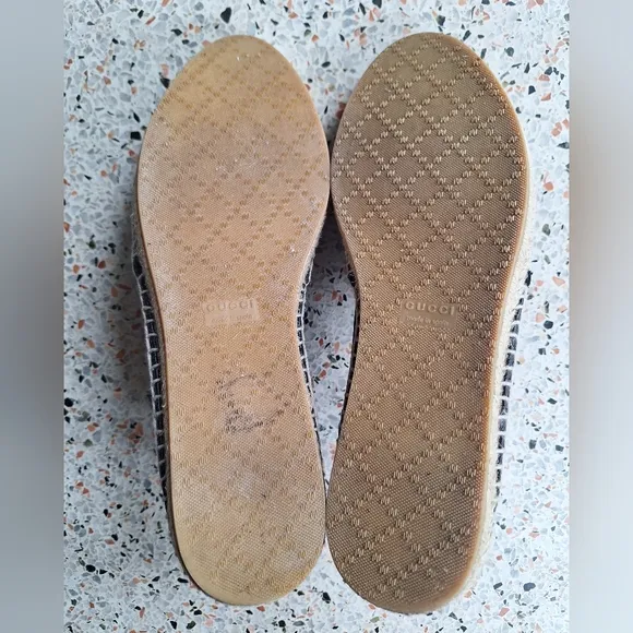 Gucci Microguccissima Leather Espadrille