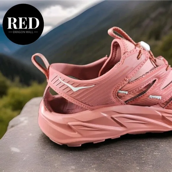 Hoka One One Hopara Trail Hiking Sandals Brick Red - Men's 10/Women's 11