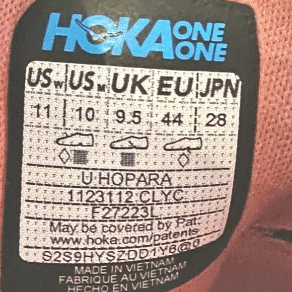 Hoka One One Hopara Trail Hiking Sandals Brick Red - Men's 10/Women's 11