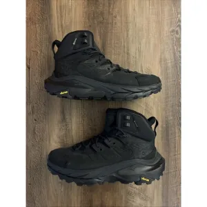 Hoka One One Kaha 2 GTX 1123155/BBLC Mens Black Hiking Boots Sz 8.5 Gore-Tex New
