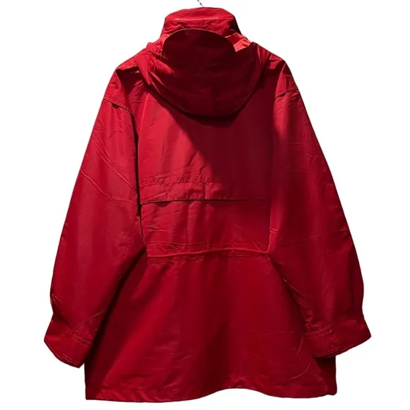 Hooded Jacket Stormtech Performance Medium Weight Wind Snow Water Resistant Red