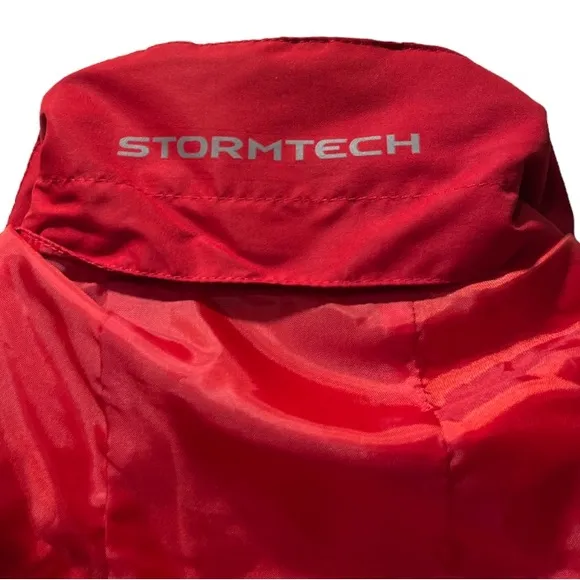 Hooded Jacket Stormtech Performance Medium Weight Wind Snow Water Resistant Red