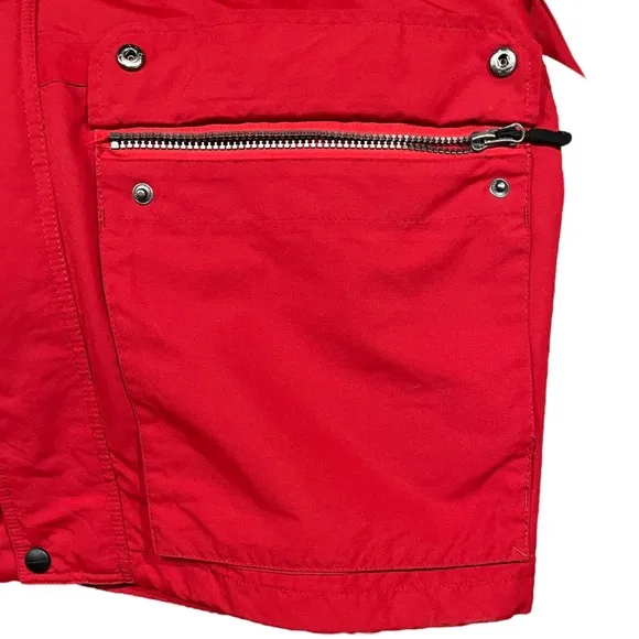 Hooded Jacket Stormtech Performance Medium Weight Wind Snow Water Resistant Red