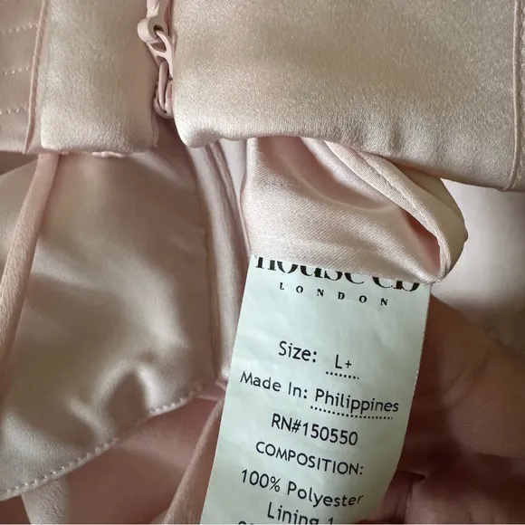 House of CB Charmaine Blush Pink Corset Maxi Dress