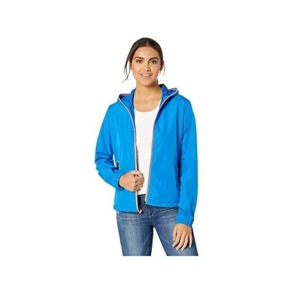 Hunter Boots Original Shell Jacket Rain Coat M L Blue Packable Festival Hiking