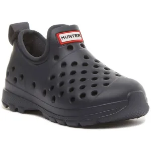 Hunter Original Kid's Lightweight Outdoor Shoes In Navy