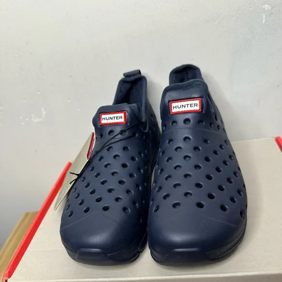 Hunter Original Kid's Lightweight Outdoor Shoes In Navy