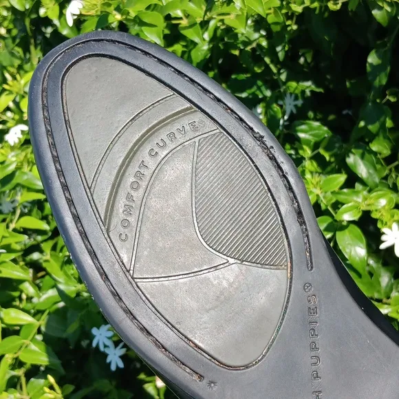 HUSH PUPPIES (COASTA RICA) MEN'S DRESS BLACK  GENUINE LEATHER TASSELED LOAFER