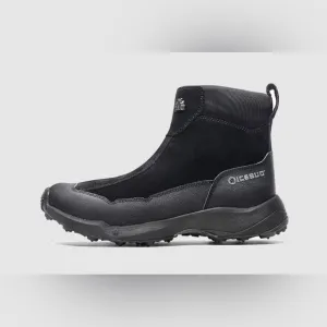 Icebug Metro2 BUGrip Suede Leather Studded Snow Boots Black Size 7.5