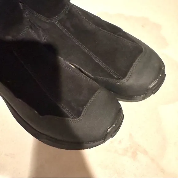 Icebug Metro2 BUGrip Suede Leather Studded Snow Boots Black Size 7.5